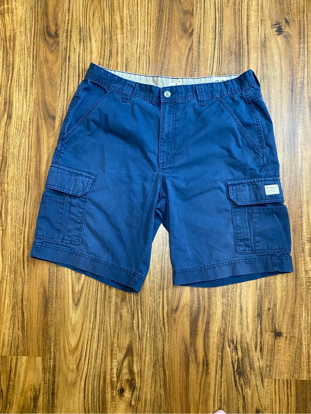 Men's RedHead Navy Cargo Shorts Size 36